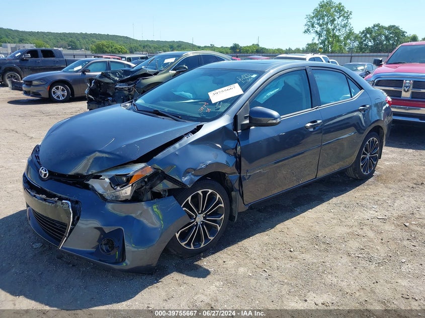 2014 TOYOTA COROLLA S PLUS - 5YFBURHE6EP015374