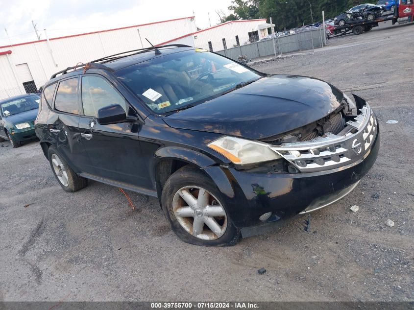 2004 Nissan Murano Se VIN: JN8AZ08W84W323447 Lot: 39755700