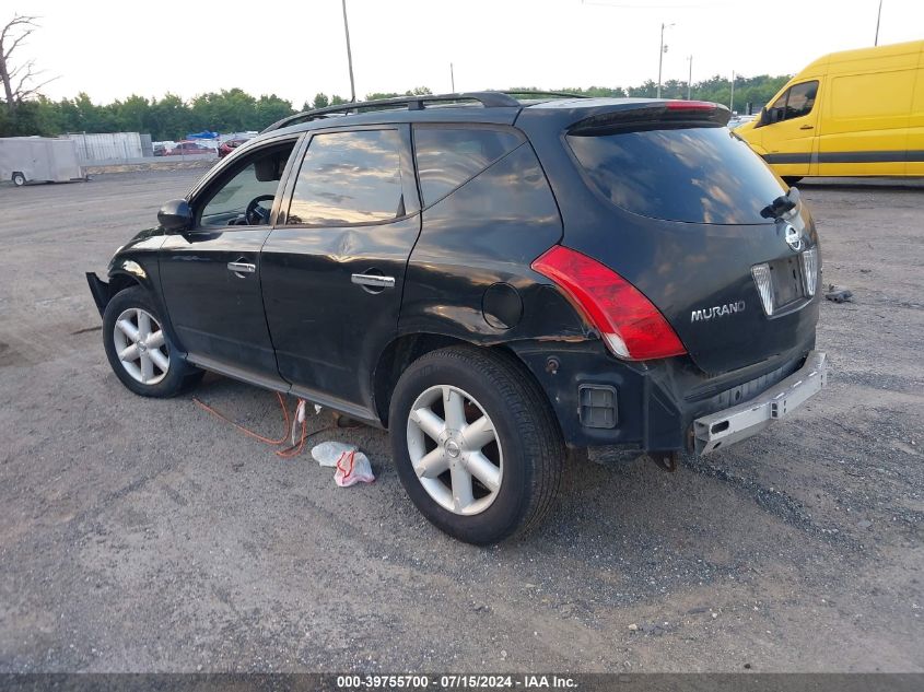 2004 Nissan Murano Se VIN: JN8AZ08W84W323447 Lot: 39755700