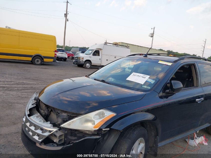 2004 Nissan Murano Se VIN: JN8AZ08W84W323447 Lot: 39755700