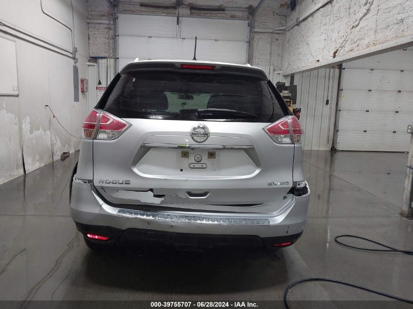 2016 Nissan Rogue Sv VIN: KNMAT2MV4GP710291 Lot: 39755707