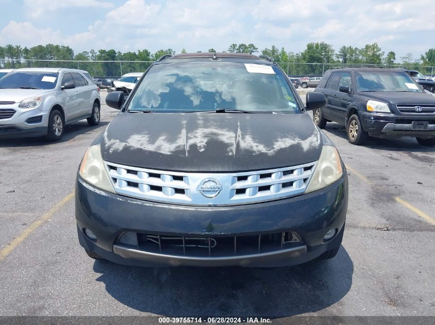 2003 Nissan Murano Sl VIN: JN8AZ08T33W116128 Lot: 39755714