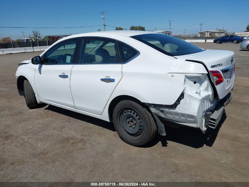 2015 Nissan Sentra S VIN: 3N1AB7AP6FY369658 Lot: 39755719