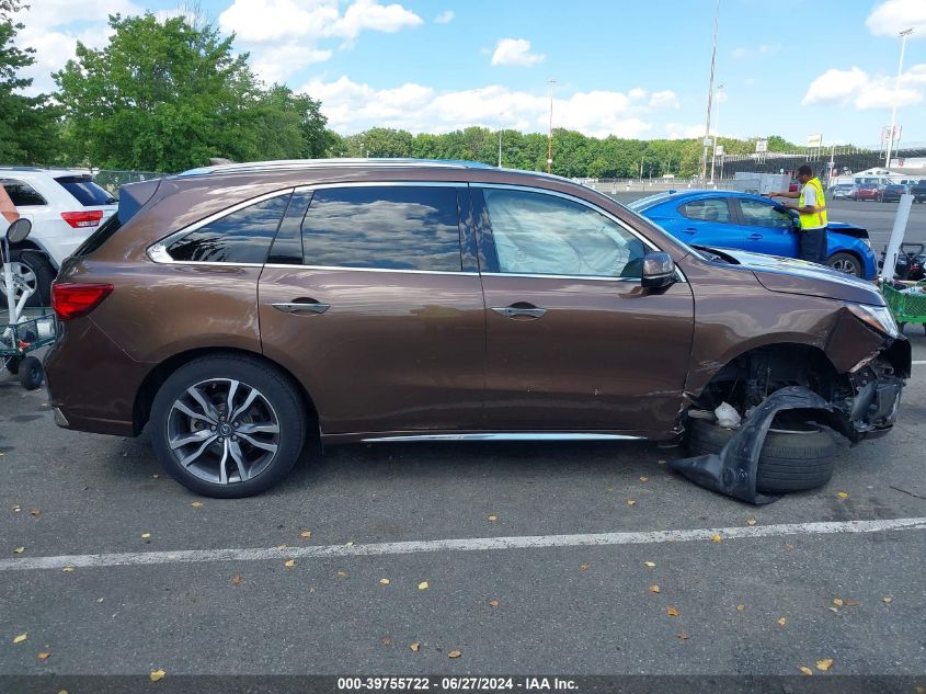 2019 Acura Mdx Advance Pkg VIN: 5J8YD4H80KL000799 Lot: 39755722