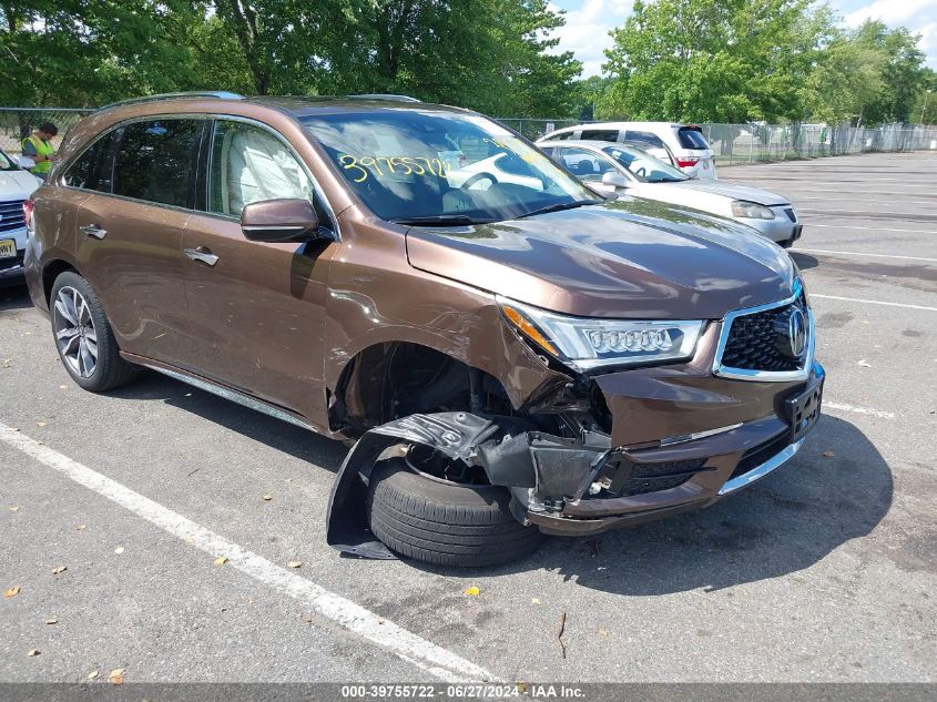 2019 Acura Mdx Advance Pkg VIN: 5J8YD4H80KL000799 Lot: 39755722