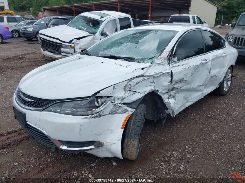 2015 Chrysler 200 Limited VIN: 1C3CCCAB3FN618807 Lot: 39755742