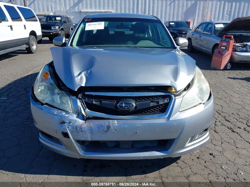 2010 Subaru Legacy 2.5I Premium VIN: 4S3BMBC64A3245344 Lot: 39755751