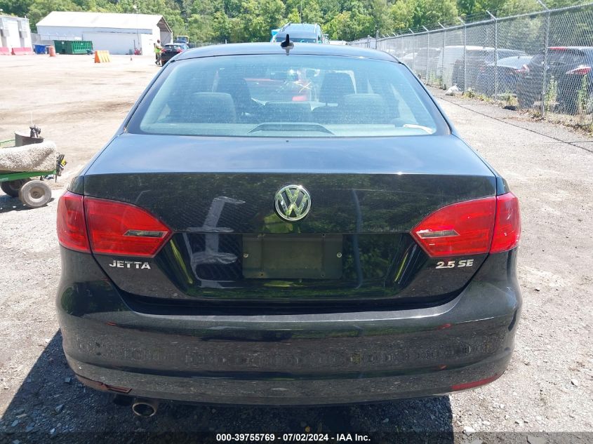 2011 Volkswagen Jetta 2.5L Se VIN: 3VWDZ7AJ0BM381711 Lot: 39755769