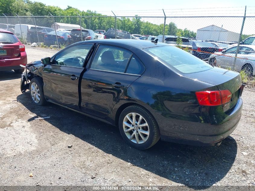 2011 Volkswagen Jetta 2.5L Se VIN: 3VWDZ7AJ0BM381711 Lot: 39755769