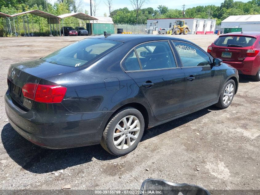 2011 Volkswagen Jetta 2.5L Se VIN: 3VWDZ7AJ0BM381711 Lot: 39755769