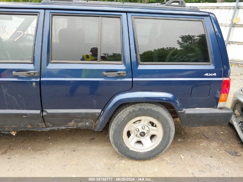 2000 Jeep Cherokee Sport VIN: 1J4FF48S4YL262887 Lot: 39755777