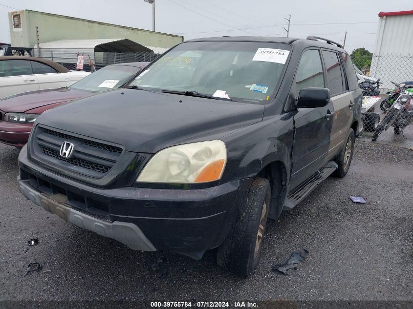 2004 Honda Pilot Ex-L VIN: 2HKYF18554H554859 Lot: 39755784