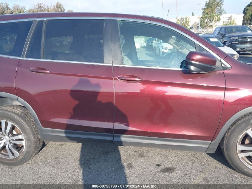 2016 Honda Pilot Ex VIN: 5FNYF6H38GB002111 Lot: 39755799