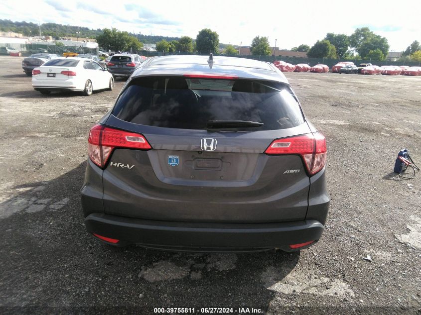 2016 Honda Hr-V Ex VIN: 3CZRU6H53GM760911 Lot: 39755811