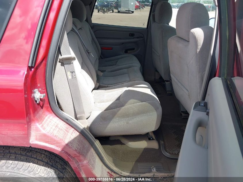 2004 Chevrolet Tahoe Ls VIN: 1GNEK13Z74R296286 Lot: 39755816