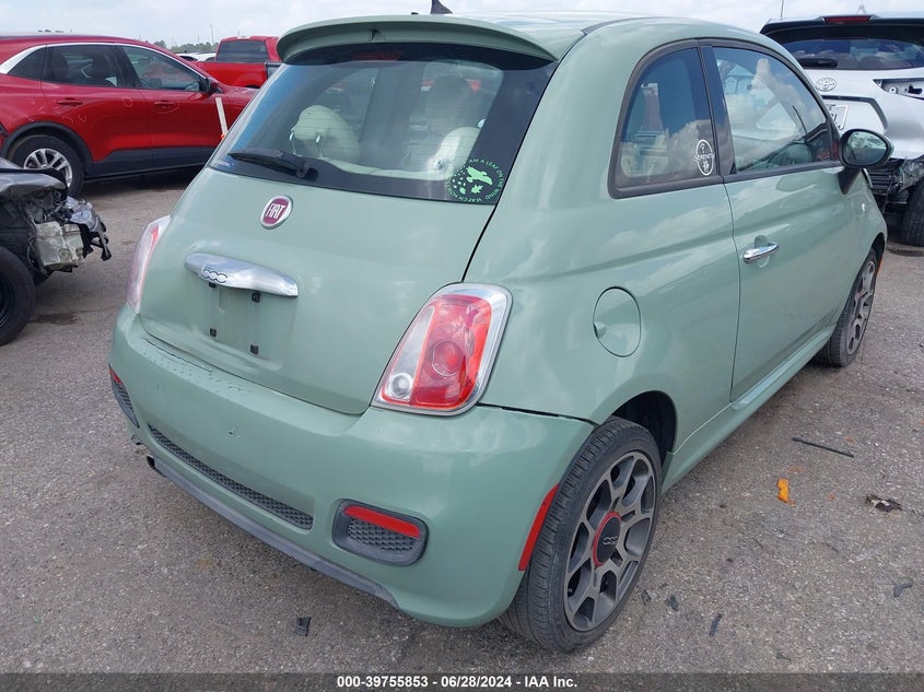 2015 Fiat 500 Sport VIN: 3C3CFFBR4FT648418 Lot: 39755853