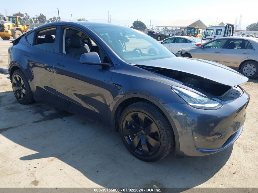 2021 TESLA MODEL Y LONG RANGE DUAL MOTOR ALL-WHEEL DRIVE - 5YJYGDEE5MF275316