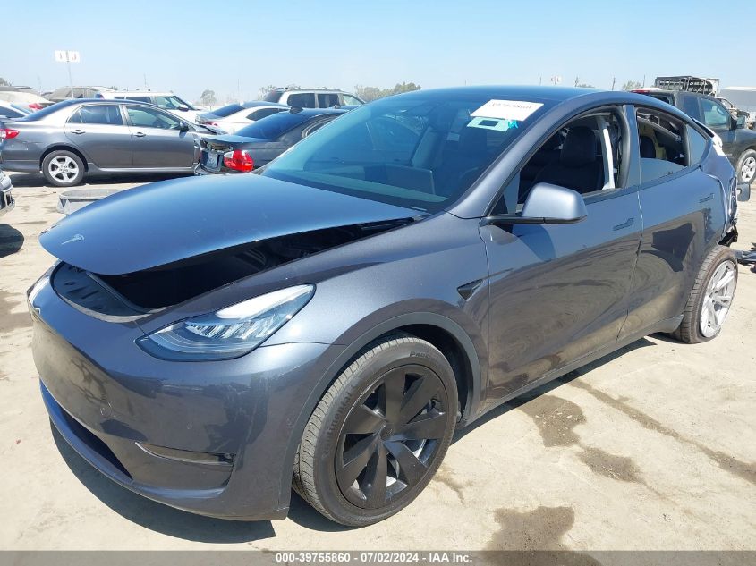 5YJYGDEE5MF275316 2021 TESLA MODEL Y - Image 2