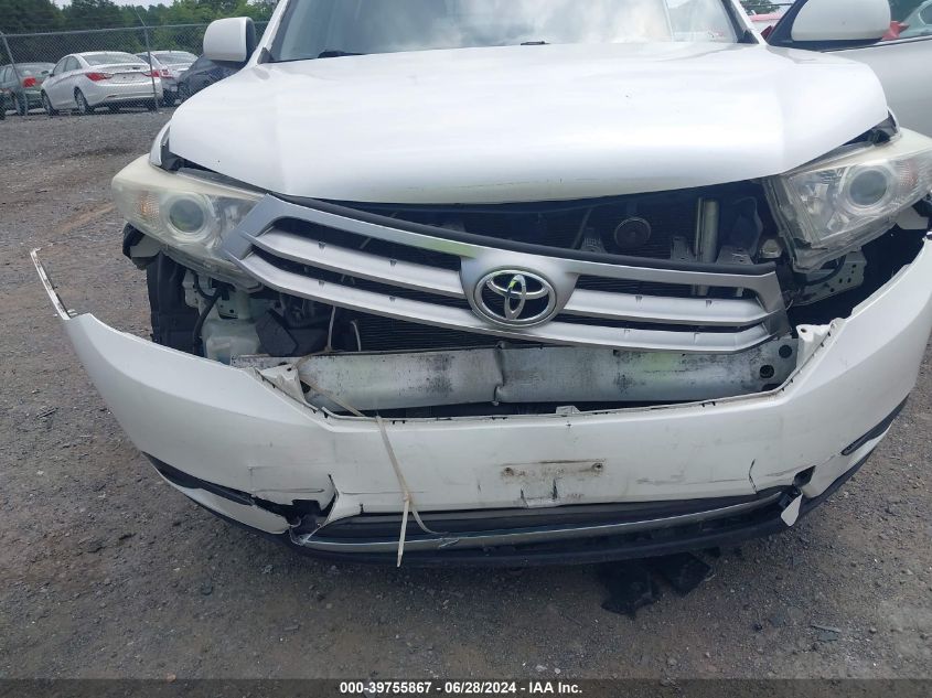 2013 Toyota Highlander VIN: 5TDZA3EH1DS036237 Lot: 39755867