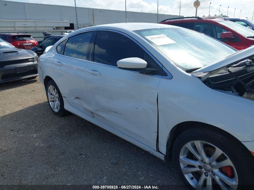 2015 Chrysler 200 Limited VIN: 1C3CCCAB6FN714107 Lot: 39755925