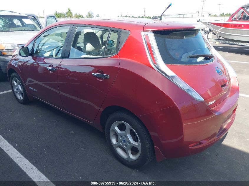 2012 Nissan Leaf Sl VIN: JN1AZ0CP9CT018716 Lot: 39755939