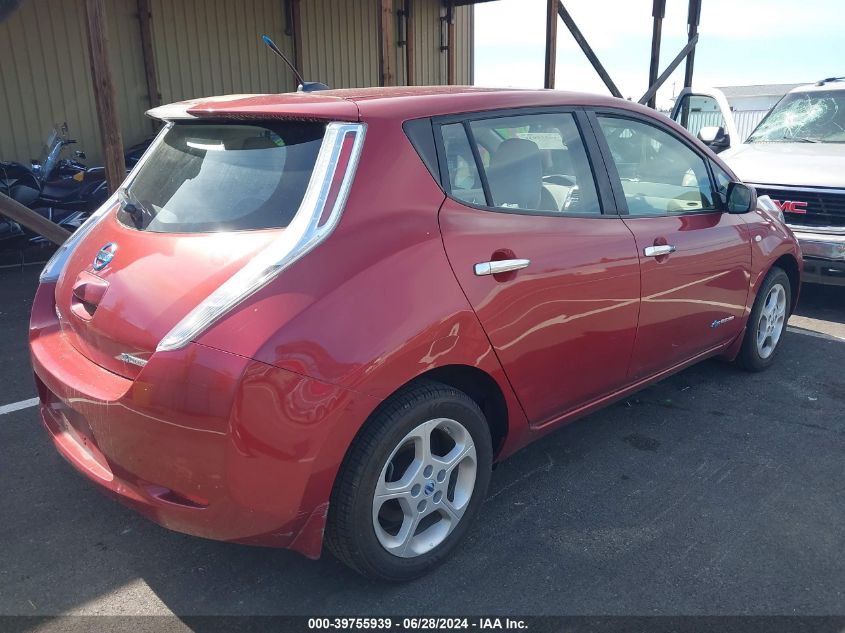 2012 Nissan Leaf Sl VIN: JN1AZ0CP9CT018716 Lot: 39755939