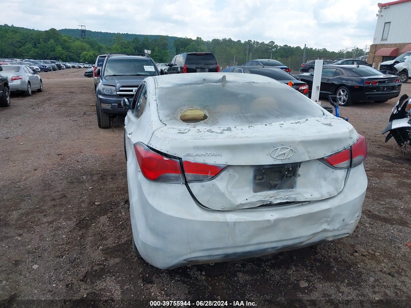 2013 Hyundai Elantra Gls VIN: 5NPDH4AE8DH344308 Lot: 39755944