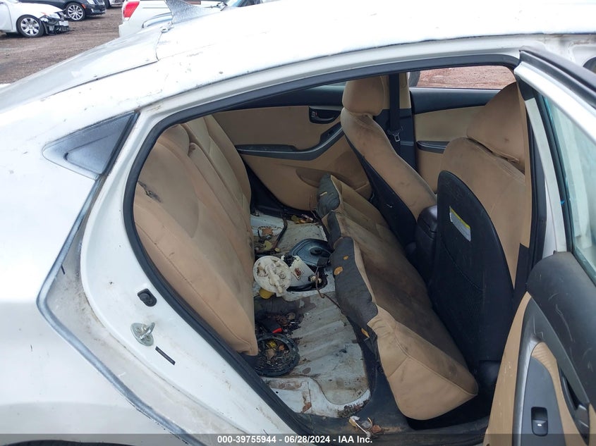 2013 Hyundai Elantra Gls VIN: 5NPDH4AE8DH344308 Lot: 39755944