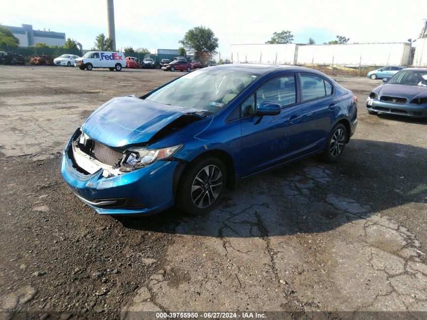 2014 Honda Civic Ex VIN: 19XFB2F89EE260912 Lot: 39755950