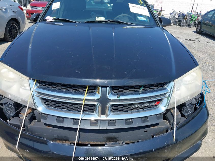 2012 Dodge Avenger Se VIN: 1C3CDZAB4CN325686 Lot: 39755974