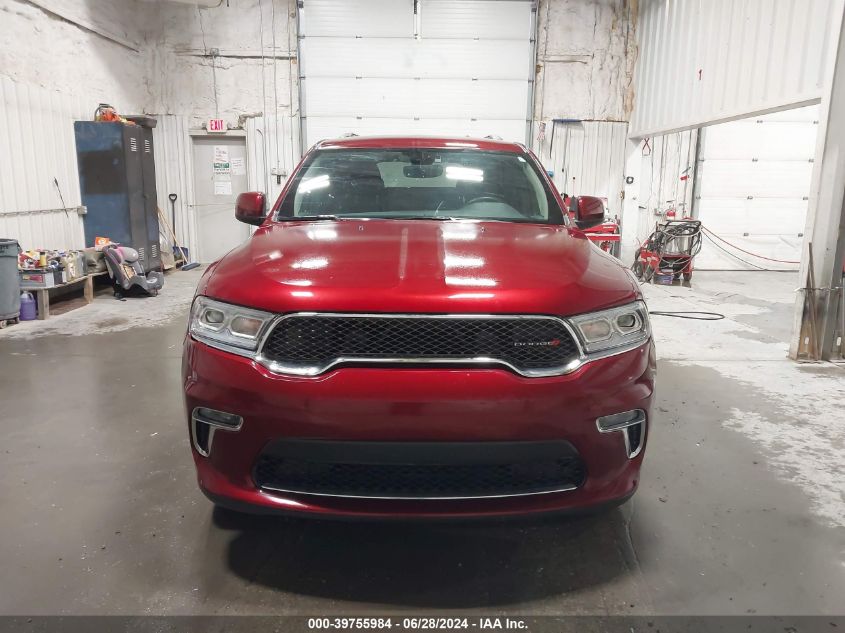 2022 Dodge Durango Sxt Awd VIN: 1C4RDJAG1NC159970 Lot: 39755984