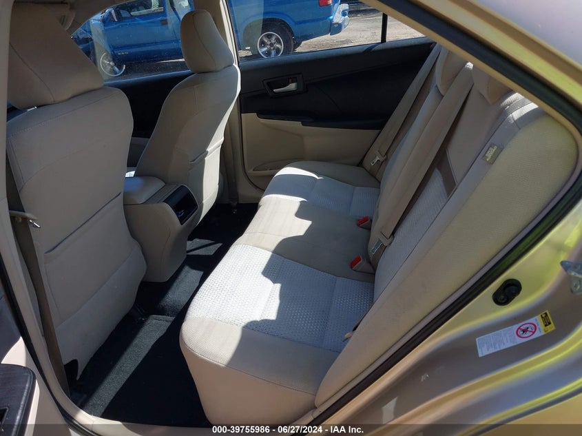 2012 Toyota Camry Se/Le/Xle VIN: 4T1BF1FK7CU052403 Lot: 39755986