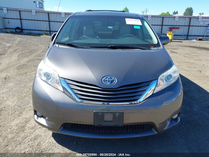 2012 Toyota Sienna Xle V6 8 Passenger VIN: 5TDYK3DC7CS177276 Lot: 39755990