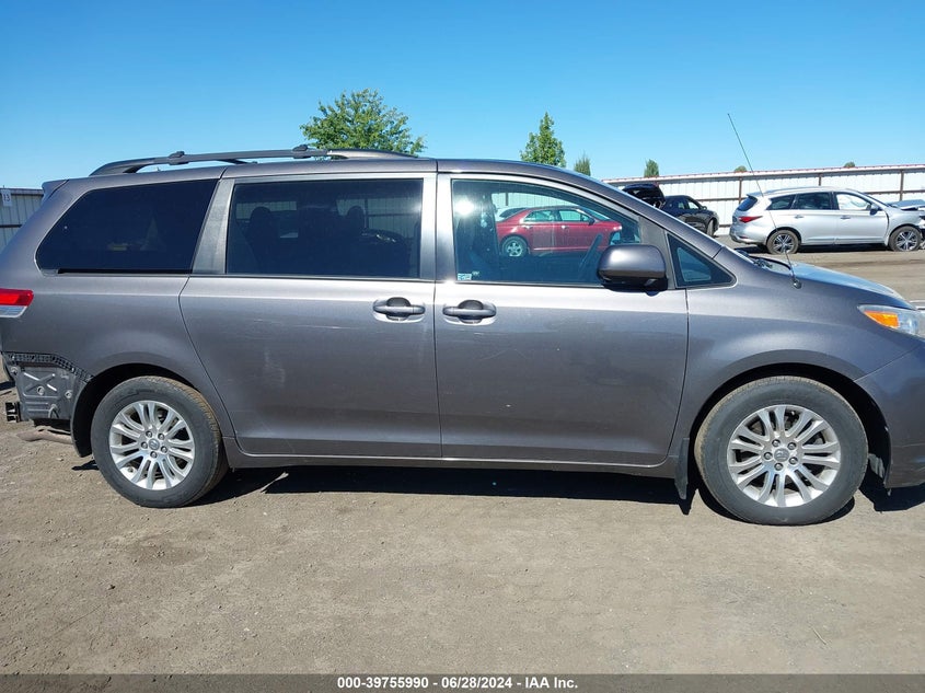 2012 Toyota Sienna Xle V6 8 Passenger VIN: 5TDYK3DC7CS177276 Lot: 39755990