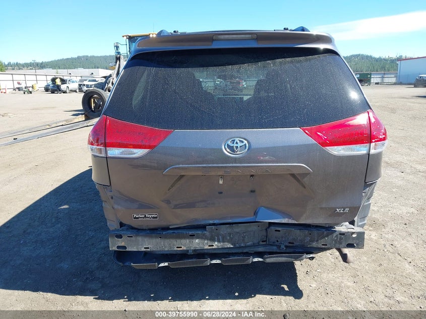 2012 Toyota Sienna Xle V6 8 Passenger VIN: 5TDYK3DC7CS177276 Lot: 39755990