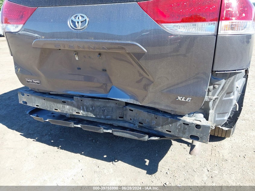2012 Toyota Sienna Xle V6 8 Passenger VIN: 5TDYK3DC7CS177276 Lot: 39755990