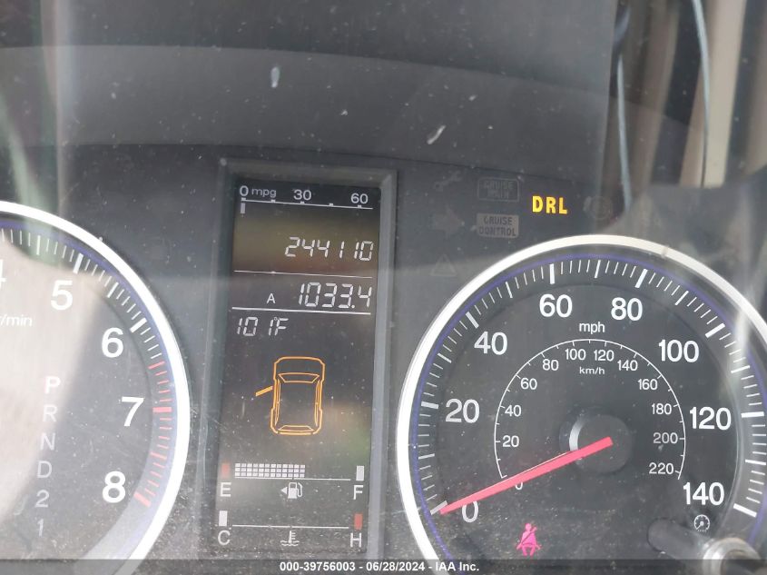 2009 Honda Cr-V Ex VIN: 5J6RE38569L014937 Lot: 39756003