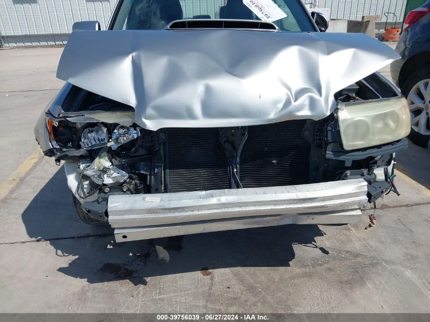 2006 Subaru Forester 2.5Xt Limited VIN: JF1SG69696H737227 Lot: 39756039