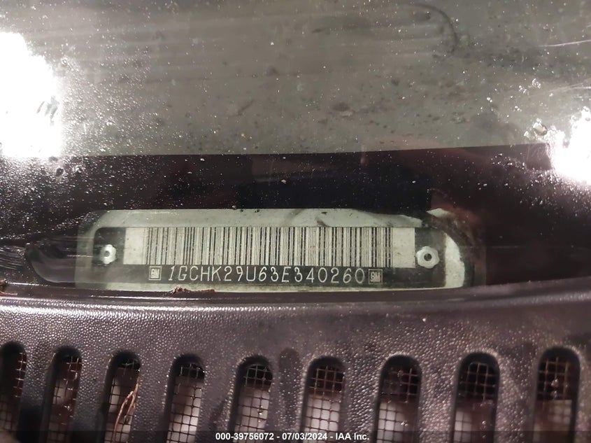 2003 Chevrolet Silverado K2500 Heavy Duty VIN: 1GCHK29U63E340260 Lot: 39756072