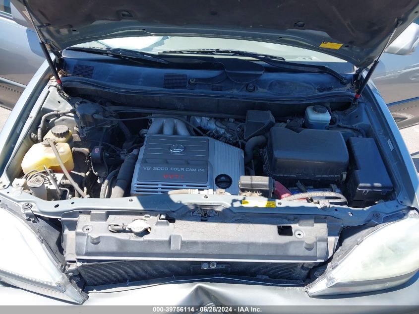 2002 Lexus Rx 300 VIN: JTJGF10U820130159 Lot: 39756114