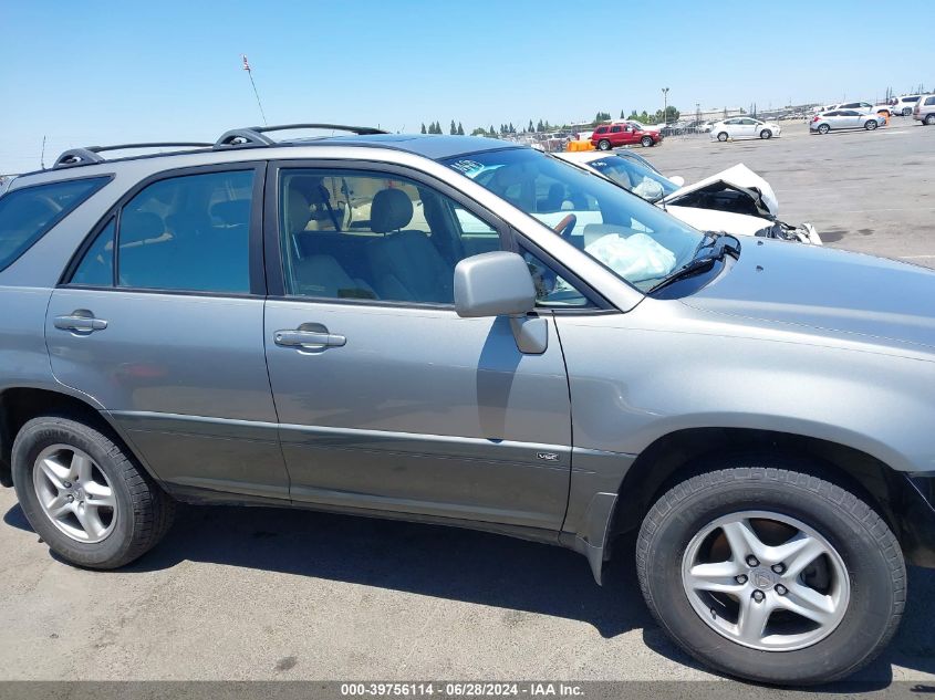 2002 Lexus Rx 300 VIN: JTJGF10U820130159 Lot: 39756114