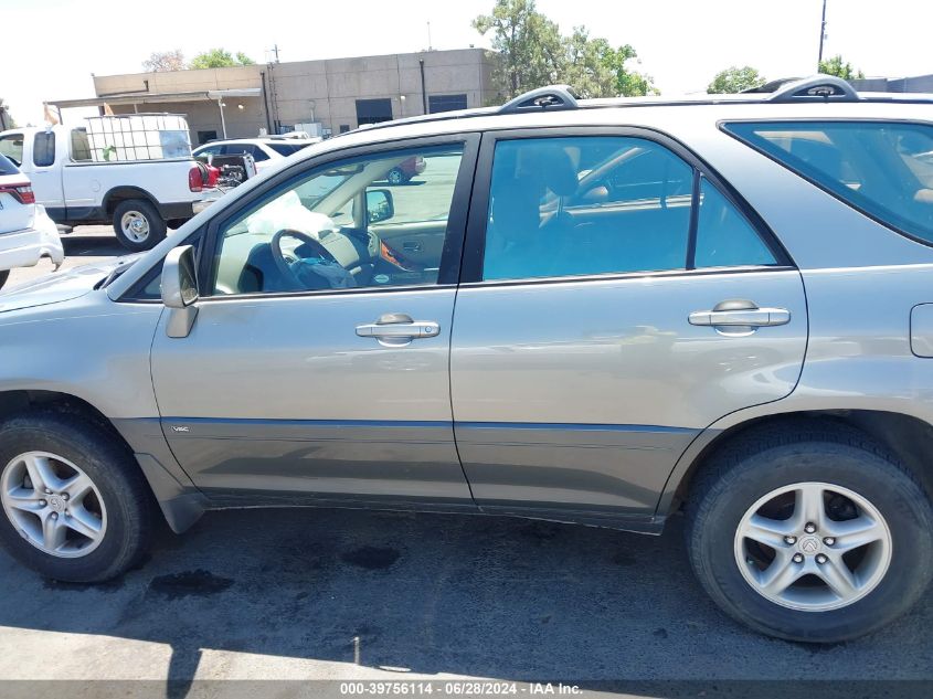 2002 Lexus Rx 300 VIN: JTJGF10U820130159 Lot: 39756114