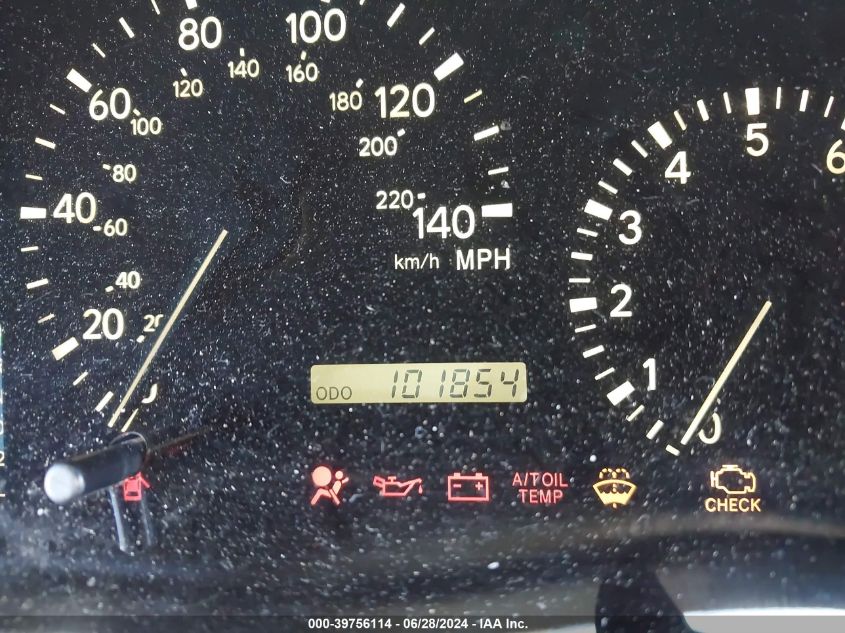 2002 Lexus Rx 300 VIN: JTJGF10U820130159 Lot: 39756114