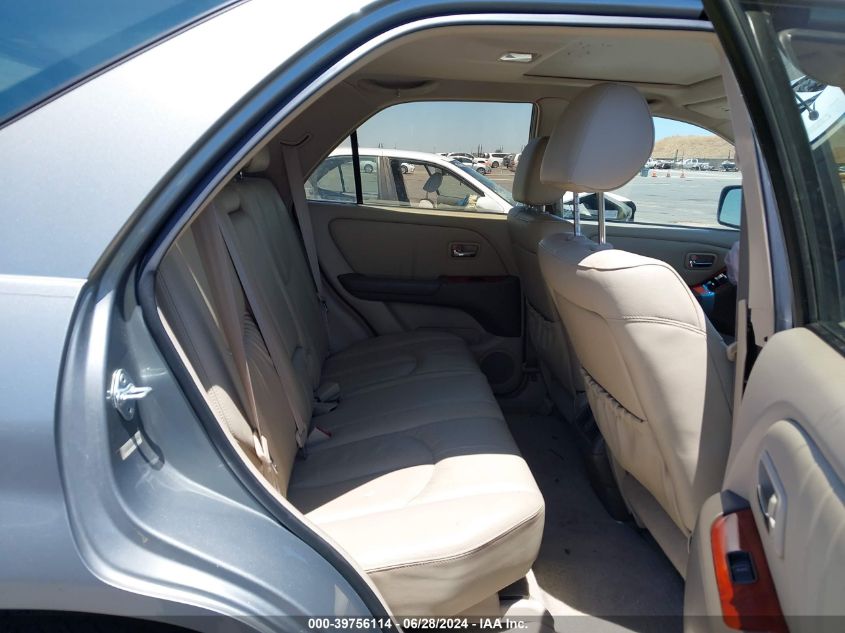 2002 Lexus Rx 300 VIN: JTJGF10U820130159 Lot: 39756114