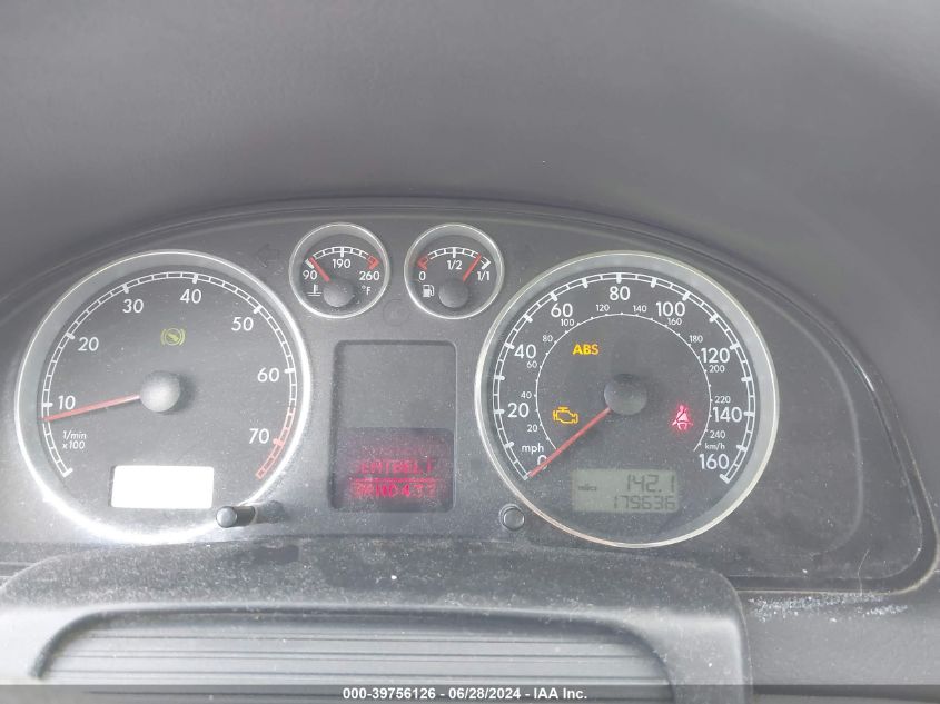 2004 Volkswagen Passat Gls VIN: WVWVD63B84E060014 Lot: 39756126