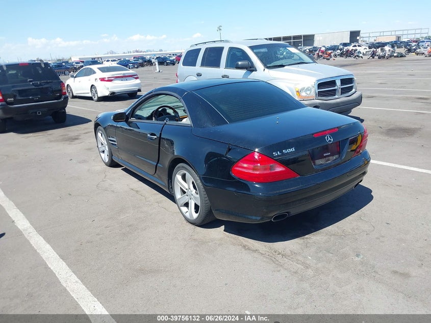 2003 Mercedes-Benz Sl 500 VIN: WDBSK75F93F032020 Lot: 39756132
