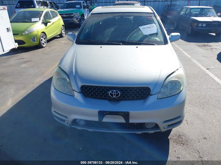 2003 Toyota Matrix Xrs VIN: 2T1KY32EX3C067484 Lot: 39756133