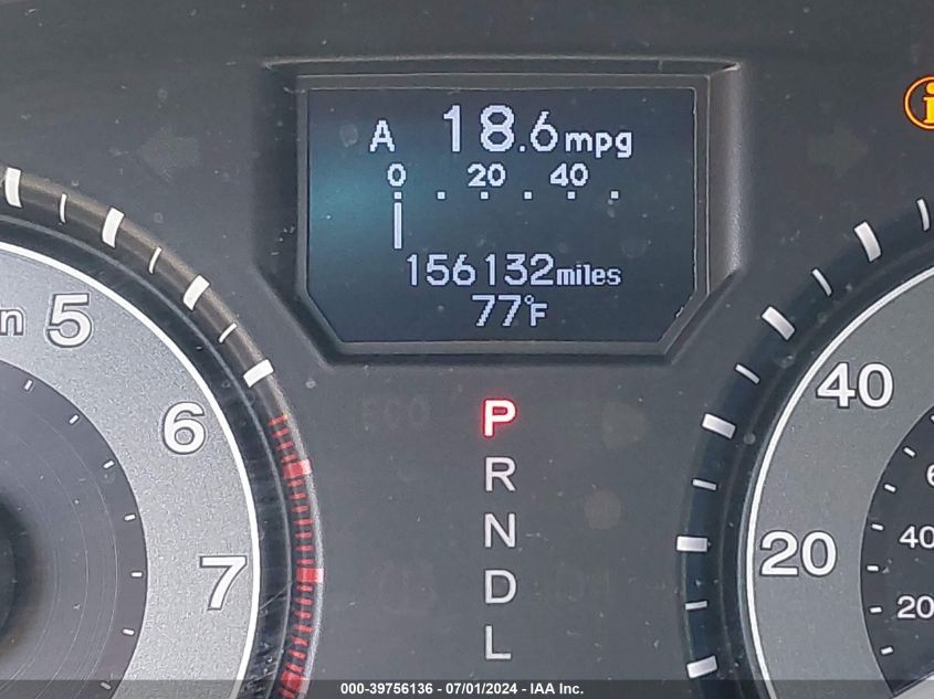 2012 Honda Odyssey Touring/Touring Elite VIN: 5FNRL5H9XCB111224 Lot: 39756136