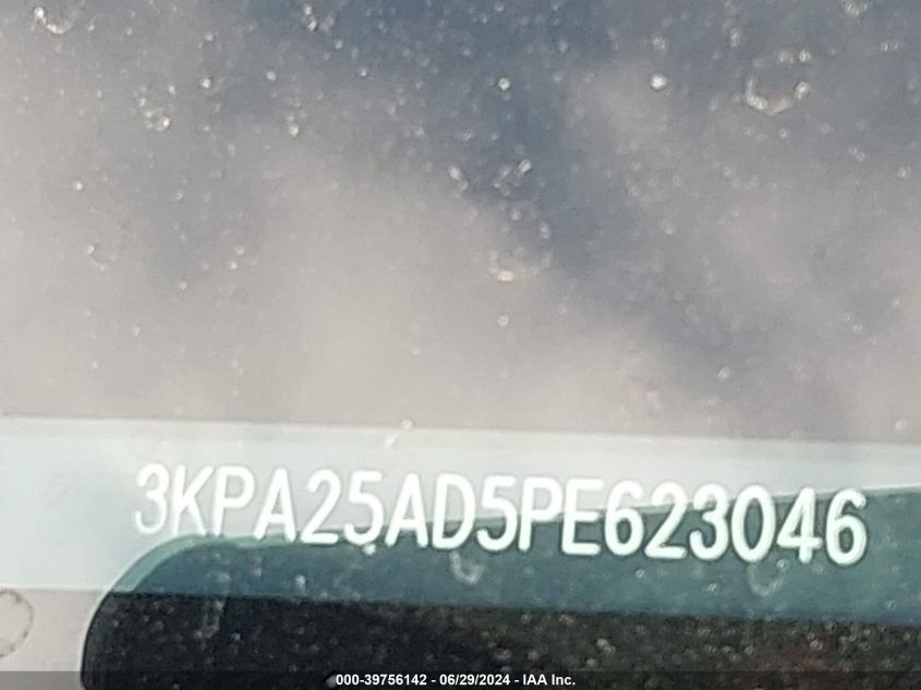 2023 Kia Rio 5-Door S VIN: 3KPA25AD5PE623046 Lot: 39756142