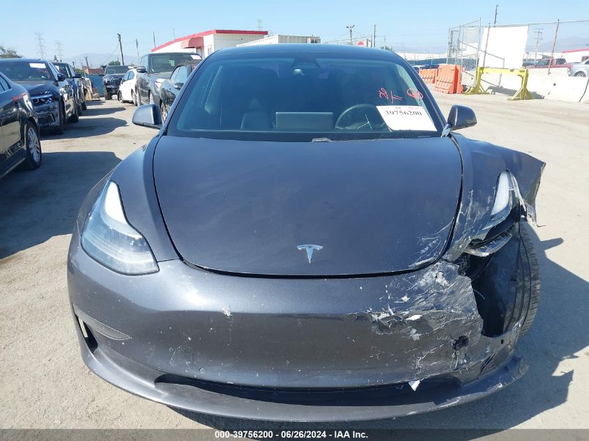 2021 Tesla Model 3 Standard Range Plus Rear-Wheel Drive VIN: 5YJ3E1EA1MF074864 Lot: 39756200